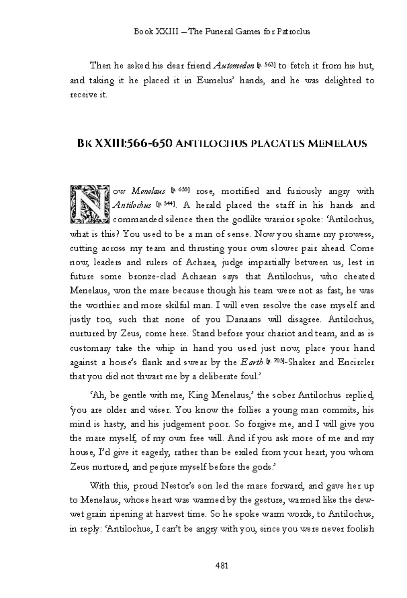The Iliad - Page 475